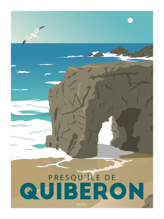 Affiche 30x40 - Presqu'ile de quiberon